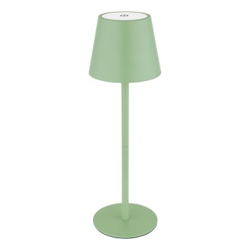 Globo - Lampada da tavolo ricaricabile per esterni dimmerabile a sfioramento 3-in-1 LED/3W/5V 3000/4000/5000K IP54 1800 mAh verde