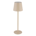 Globo - Lampada LED touch dimmerabile per esterni LED/3W/3,7V IP44 1800 mAh USB beige