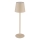Globo - Lampada LED touch dimmerabile per esterni LED/3W/3,7V IP44 1800 mAh USB beige