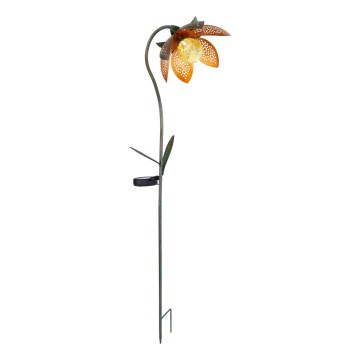 Globo - Lampada solare LED 3,2V IP44 200 mAh a forma di fiore