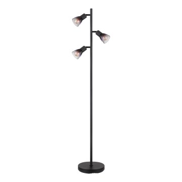 Globo - Lampadaire 3xE14/25W/230V noir