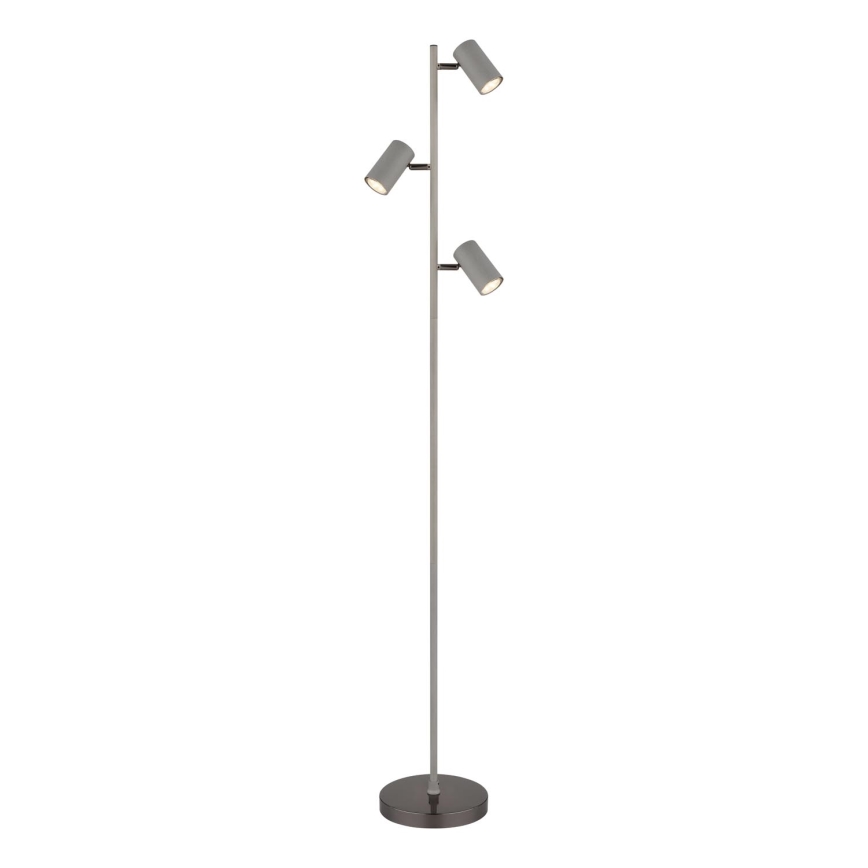 Globo - Lampadaire 3xGU10/5W/230V gris