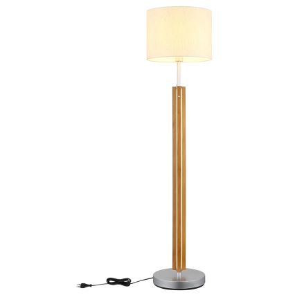 Globo - Lampadaire LED dimmable 21W/230V + 1xE27/25W