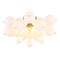 Globo - Lampadario a plafone 3xE14/25W/230V diametro 55 cm bianco