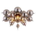 Globo - Lampadario a plafone 3xE14/25W/230V diametro 55 cm nero