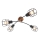 Globo - Lampadario a plafone 4xE27/40W/230V