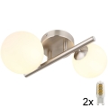 Globo - Lampadario a plafone LED 2xG9/3W/230V cromo opaco