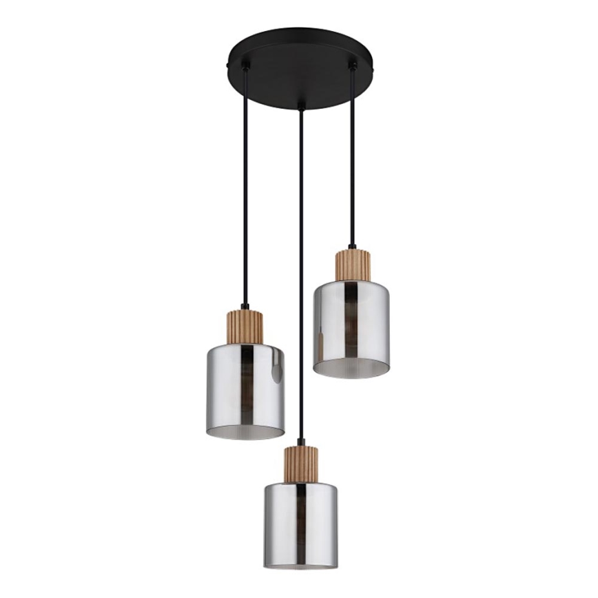 Globo - Lampadario a sospensione con cavo 3xE27/25W/230V Ø 30 cm