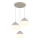 Globo - Lampadario a sospensione con cavo 3xE27/60W/230V