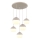 Globo - Lampadario a sospensione con cavo, 5x E27/60W/230V