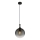 Globo - Lampadario a sospensione con filo 1xE27/10W/230V diametro 25 cm nero