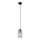 Globo - Lampadario a sospensione con filo 1xE27/25W/230V diametro 11 cm nero