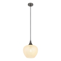 Globo - Lampadario a sospensione con filo 1xE27/40W/230V diametro 24 cm bianco/antracite