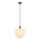 Globo - Lampadario a sospensione con filo 1xE27/40W/230V diametro 29 cm bianco/antracite