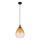Globo - Lampadario a sospensione con filo 1xE27/60W/230V diametro 21 cm arancione