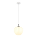 Globo - Lampadario a sospensione con filo 1xE27/60W/230V diametro 24 cm bianco
