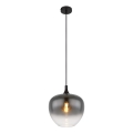 Globo - Lampadario a sospensione con filo 1xE27/60W/230V diametro 29 cm nero