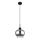 Globo - Lampadario a sospensione con filo 1xE27/9W/230V diametro 21 cm nero