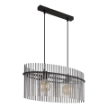 Globo - Lampadario a sospensione con filo 2xE27/60W/230V nero