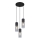 Globo - Lampadario a sospensione con filo 3xE27/25W/230V diametro 30 cm nero