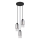 Globo - Lampadario a sospensione con filo 3xE27/40W/230V diametro 25 cm nero