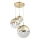 Globo - Lampadario a sospensione con filo 3xE27/40W/230V diametro 51 cm