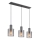 Globo - Lampadario a sospensione con filo 3xE27/40W/230V grigio