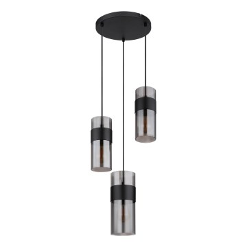 Globo - Lampadario a sospensione con filo 3xE27/60W/230V