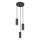 Globo - Lampadario a sospensione con filo 3xGU10/25W/230V nero