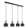 Globo - Lampadario a sospensione con filo 4xE27/40W/230V