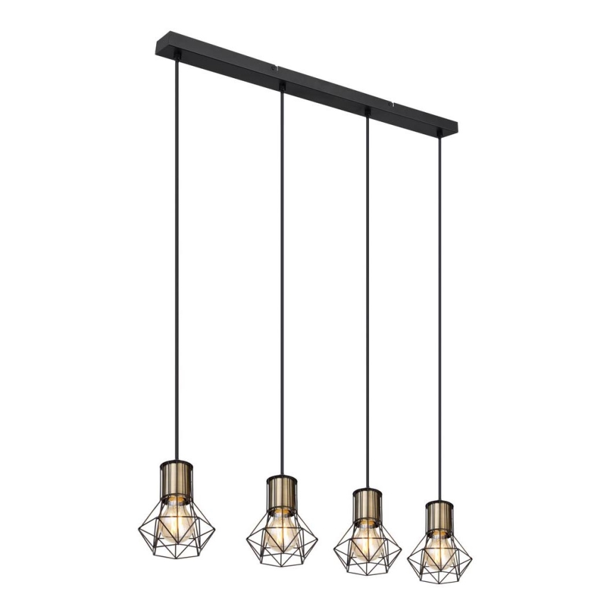 Globo - Lampadario a sospensione con filo 4xE27/40W/230V