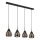 Globo - Lampadario a sospensione con filo 4xE27/40W/230V