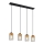 Globo - Lampadario a sospensione con filo 4xE27/40W/230V metallo/legno