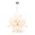 Globo - Lampadario a sospensione con filo 6xE14/25W/230V diametro 55 cm bianco