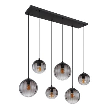 Globo - Lampadario a sospensione con filo 6xE27/60W/230V