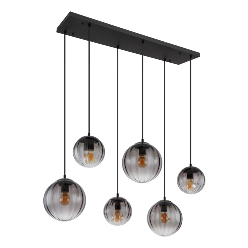 Globo - Lampadario a sospensione con filo 6xE27/60W/230V