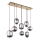 Globo - Lampadario a sospensione con filo 8xE14/40W/230V fumé