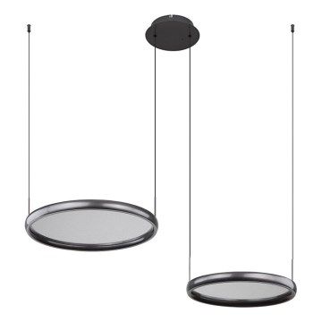 Globo - Lampadario a sospensione con filo LED dimmerabile LED/50W/230V 2700-6000K nero + telecomando