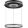 Globo - Lampadario a sospensione con filo LED dimmerabile LED/54W/230V 2700-6500K diametro 60 cm nero + telecomando