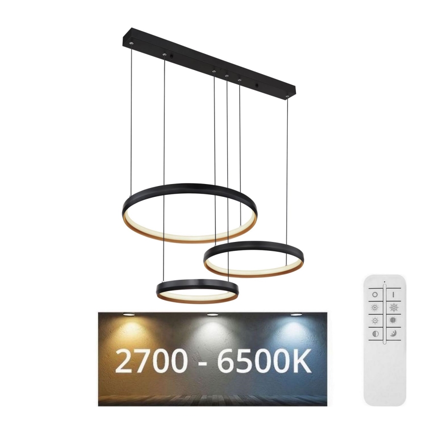 Globo - Lampadario a sospensione con filo LED dimmerabile LED/55W/230V 2700-6000K + telecomando