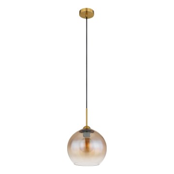 Globo - Lampadario a sospensione su cavo 1xE27/60W/230V in ottone