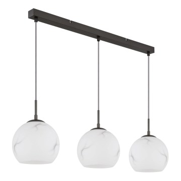 Globo - Lampadario a sospensione su cavo 3xE27/60W/230V