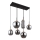 Globo - Lampadario a sospensione su cavo 6xE27/40W/230V, nero