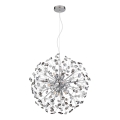 Globo - Lampadario LED a sospensione con cavo 9xG9/3,5W/230V, finitura cromo lucido