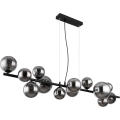 Globo - Lampadario LED a sospensione con filo 13xG9/3,5W/230V fumé/nero