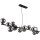 Globo - Lampadario LED a sospensione con filo 13xG9/3,5W/230V fumé/nero