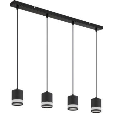 Globo - Lampadario LED a sospensione con filo 4xGX53/7W/230V 3000K nero