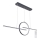 Globo - Lampadario LED a sospensione con filo dimmerabile BARRAL LED/50W/230V + T