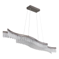 Globo - Lampadario LED a sospensione con filo LED/35W/230V 3200K cromo opaco