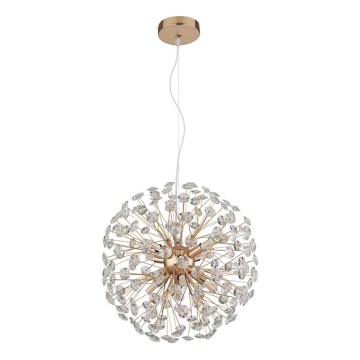 Globo - Lampadario LED sospeso su cavo 8xG9/3,5W/230V Ø 40 cm dorato